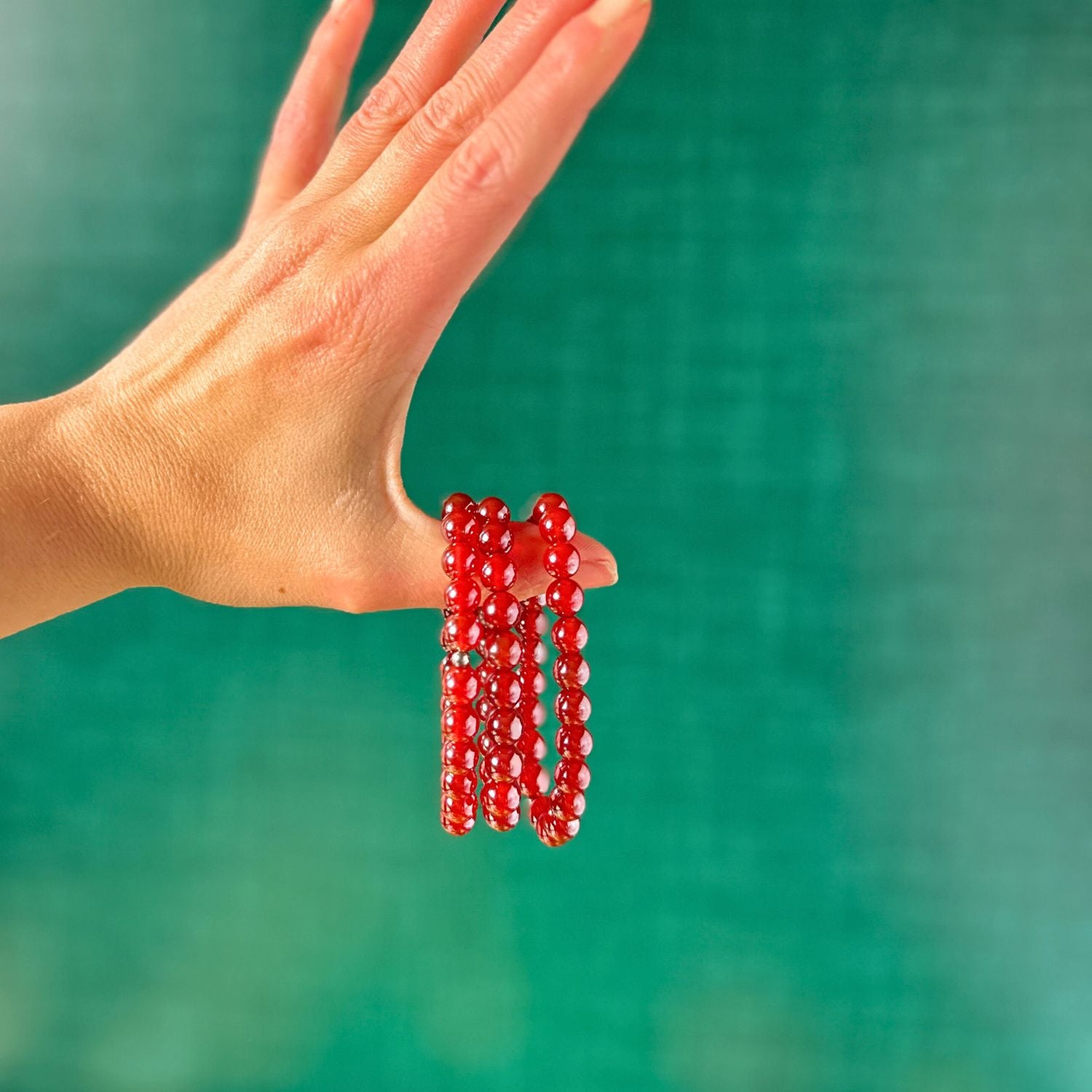Mystic Red Agate Limited Edition Stacker Bracelet