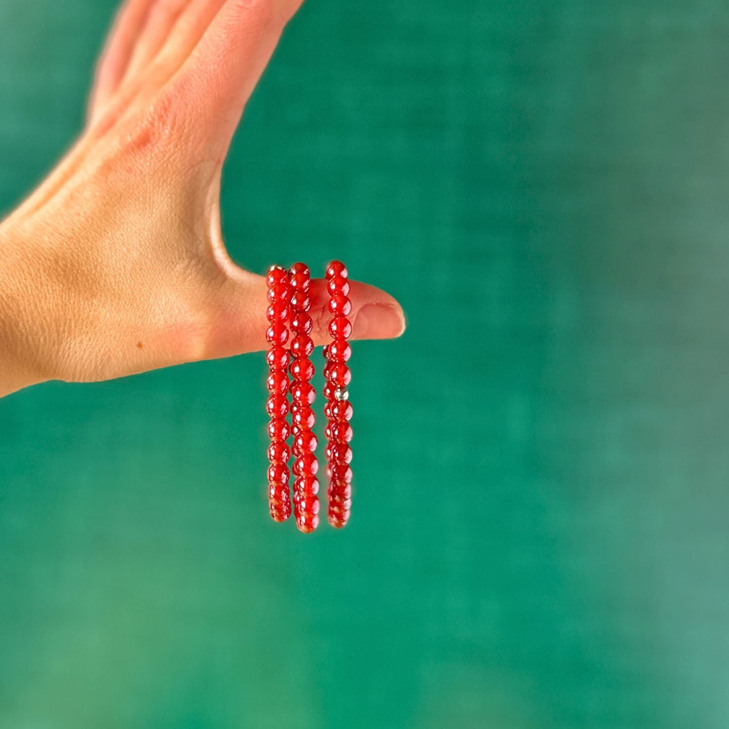 Mystic Red Agate Limited Edition Mini Stacker Bracelet