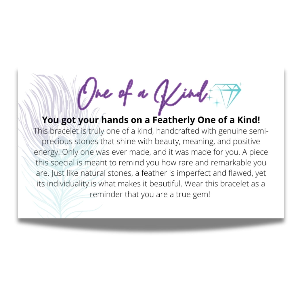 Featherly One of a Kind Bracelet