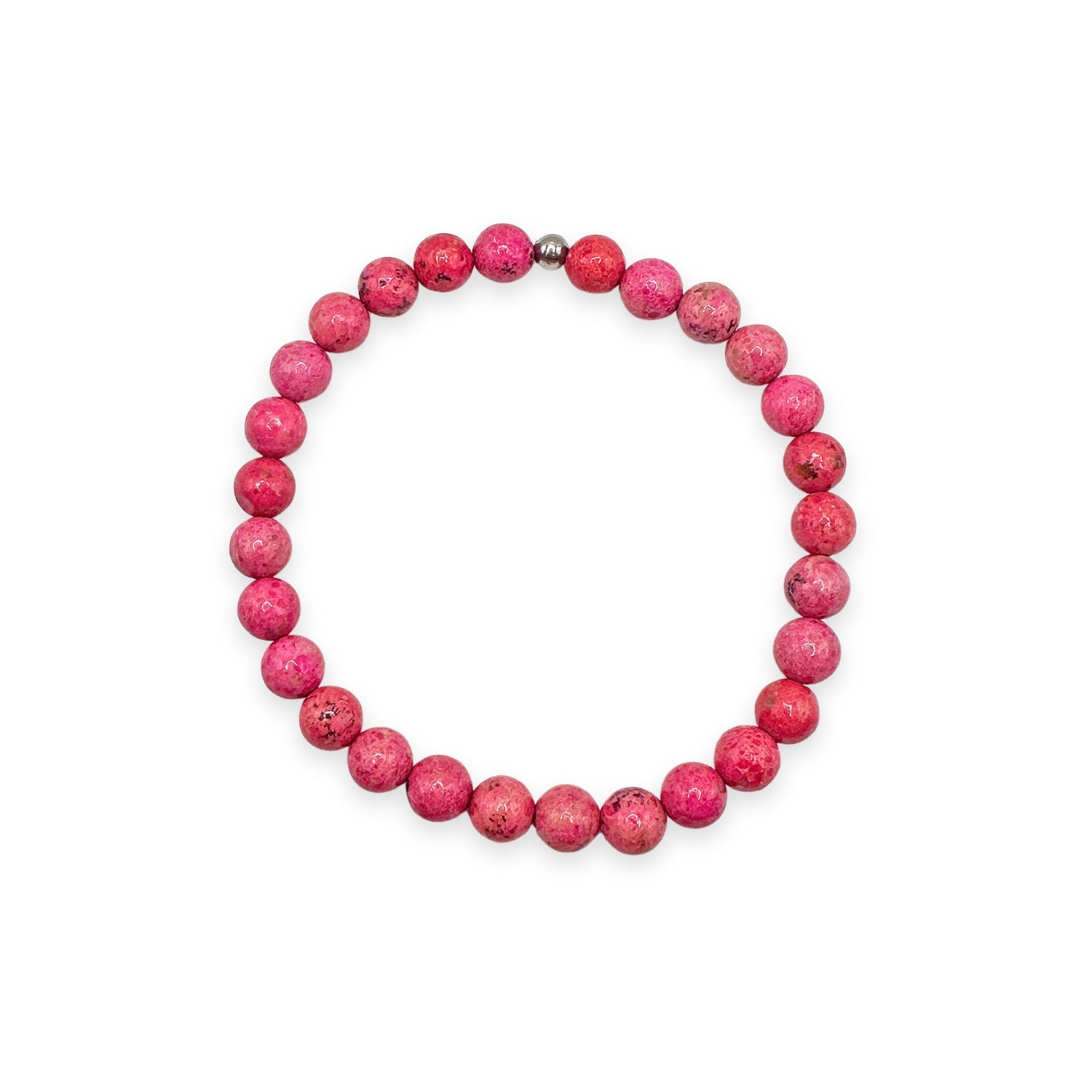 Pink Jasper Mini Stacker Bracelet