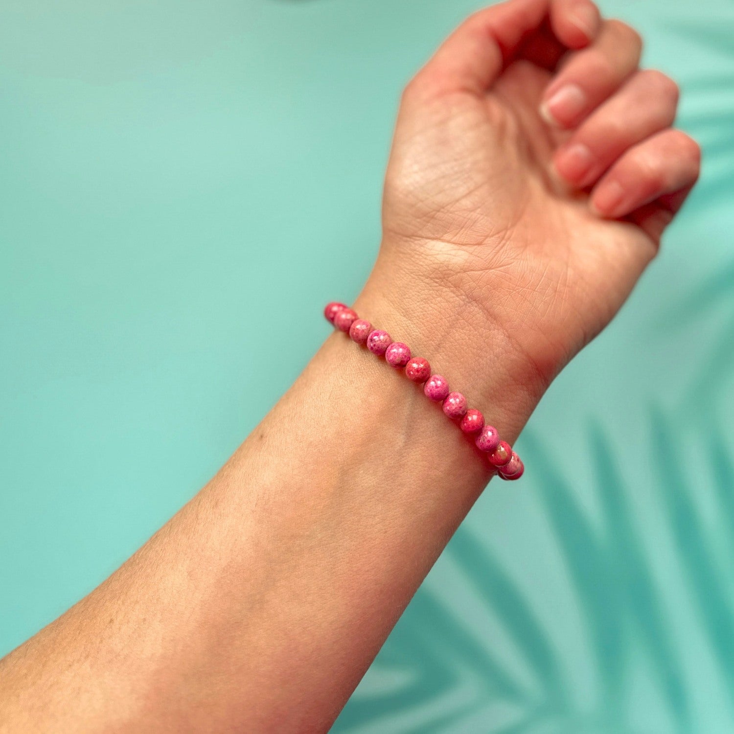 Pink Jasper Mini Stacker Bracelet
