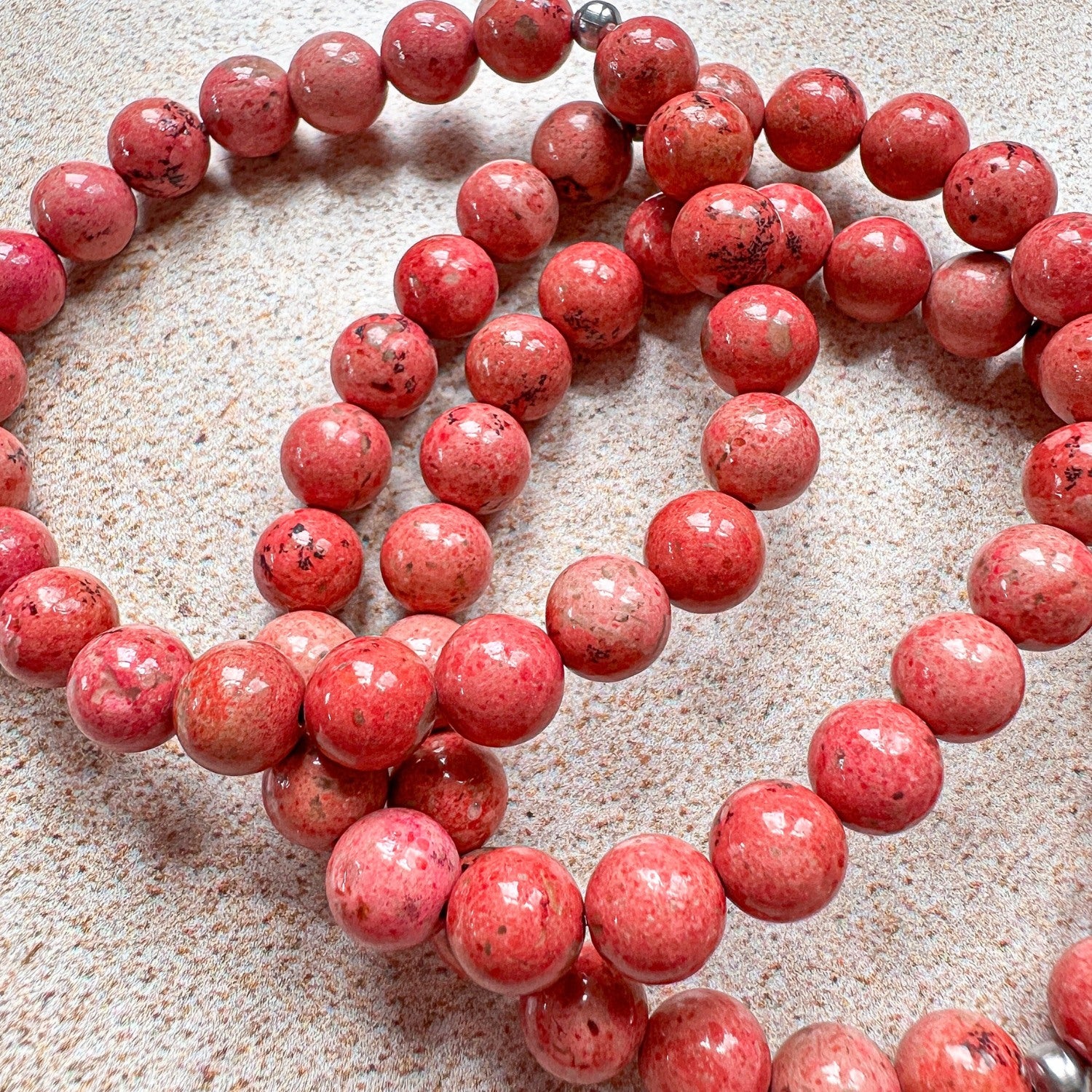 Pink Jasper Stacker Bracelet
