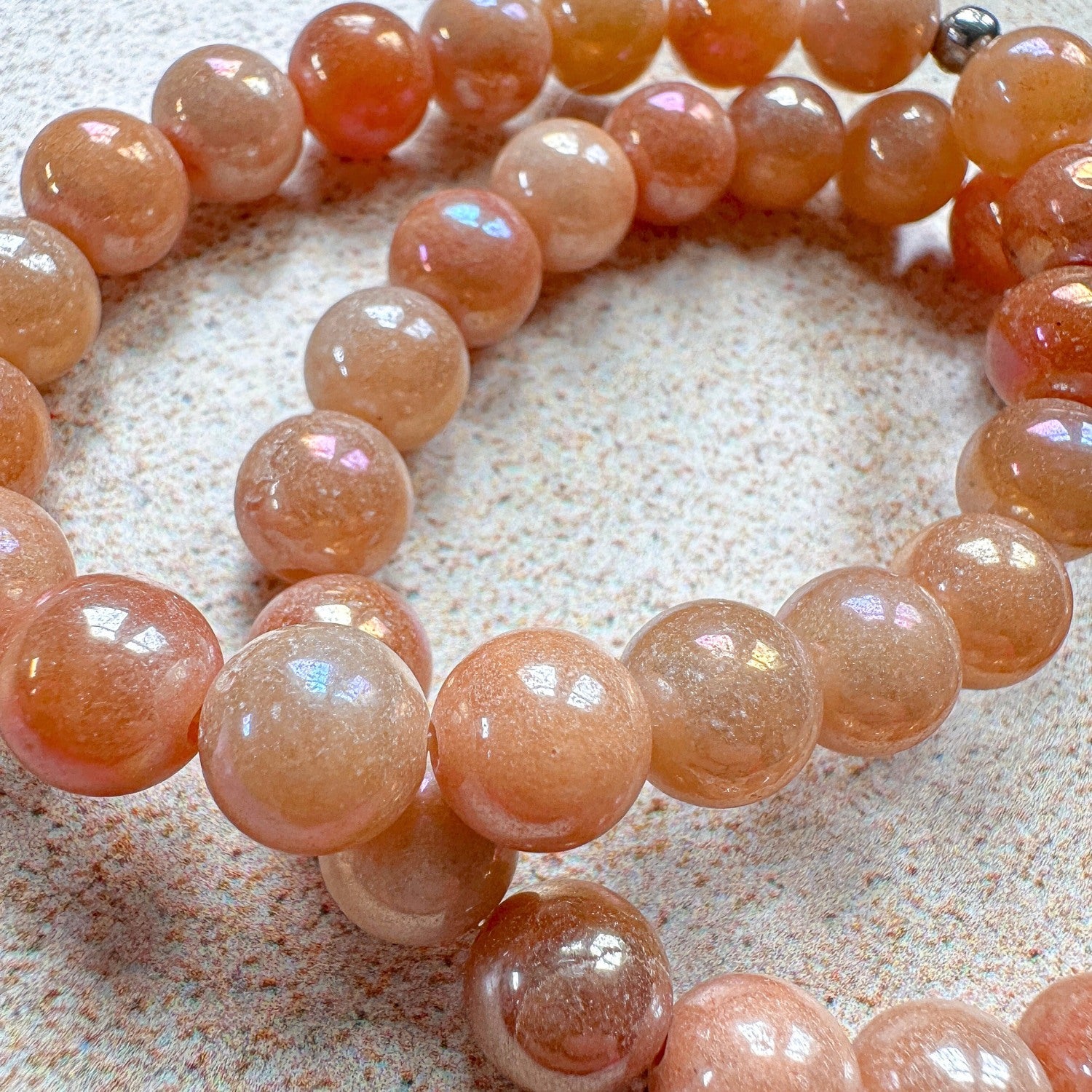 Mystic Red Aventurine Stacker Bracelet