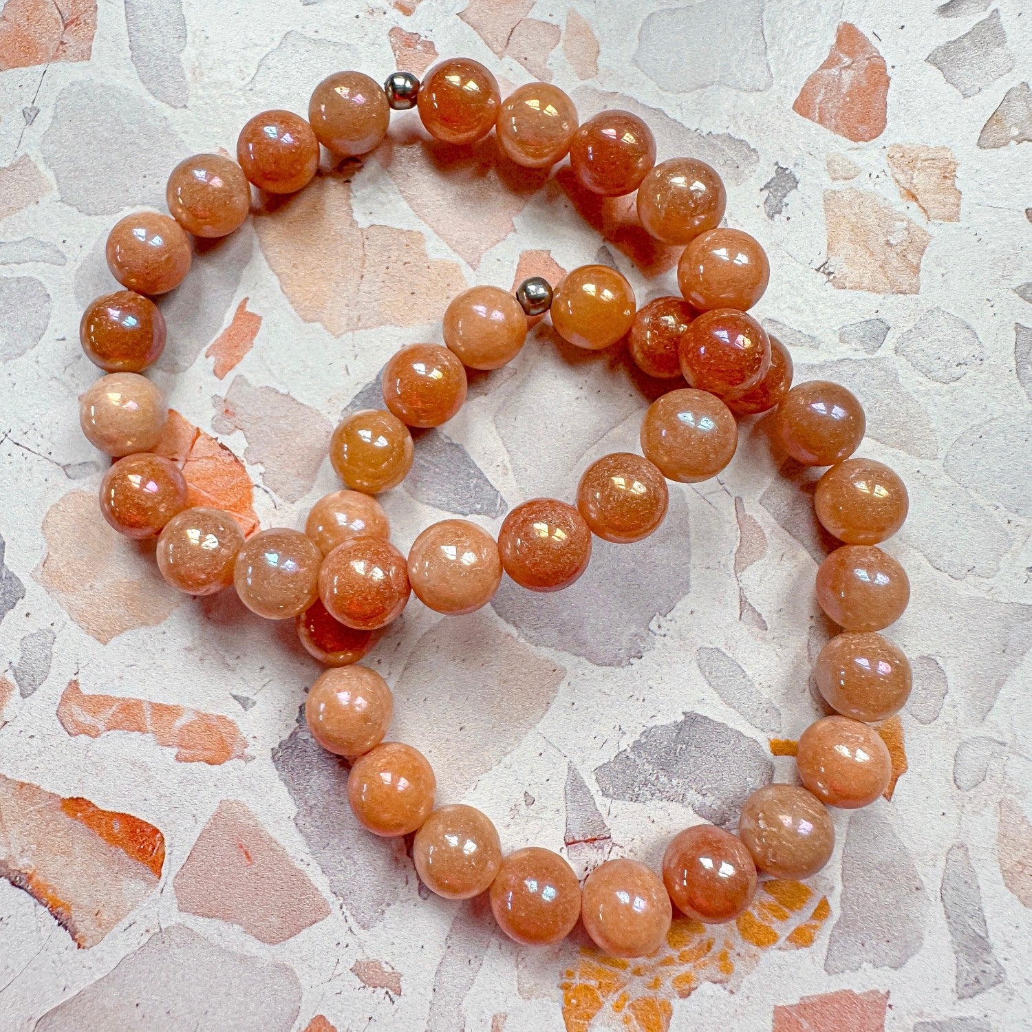 Mystic Red Aventurine Stacker Bracelet