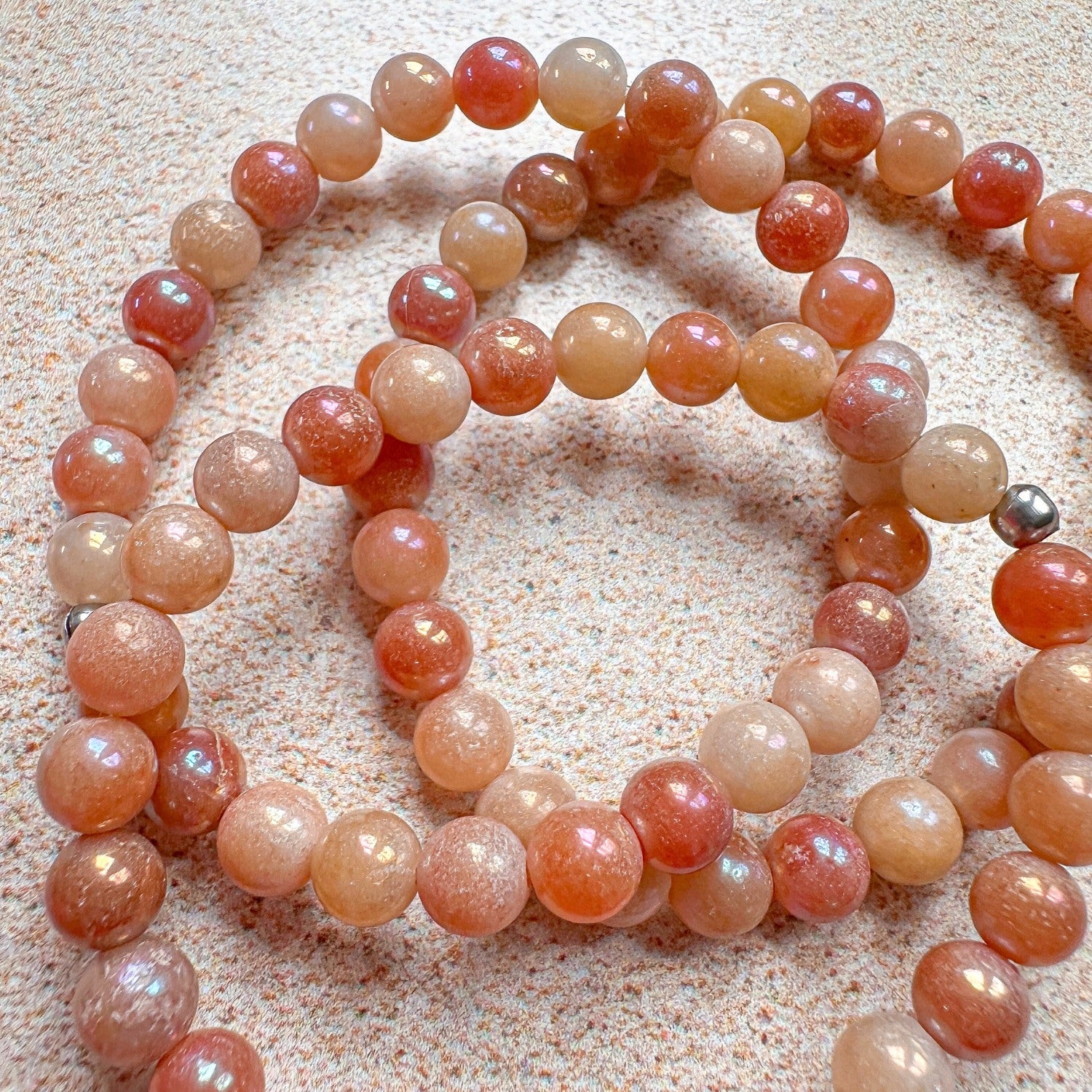 Mystic Red Aventurine Mini Stacker Bracelet