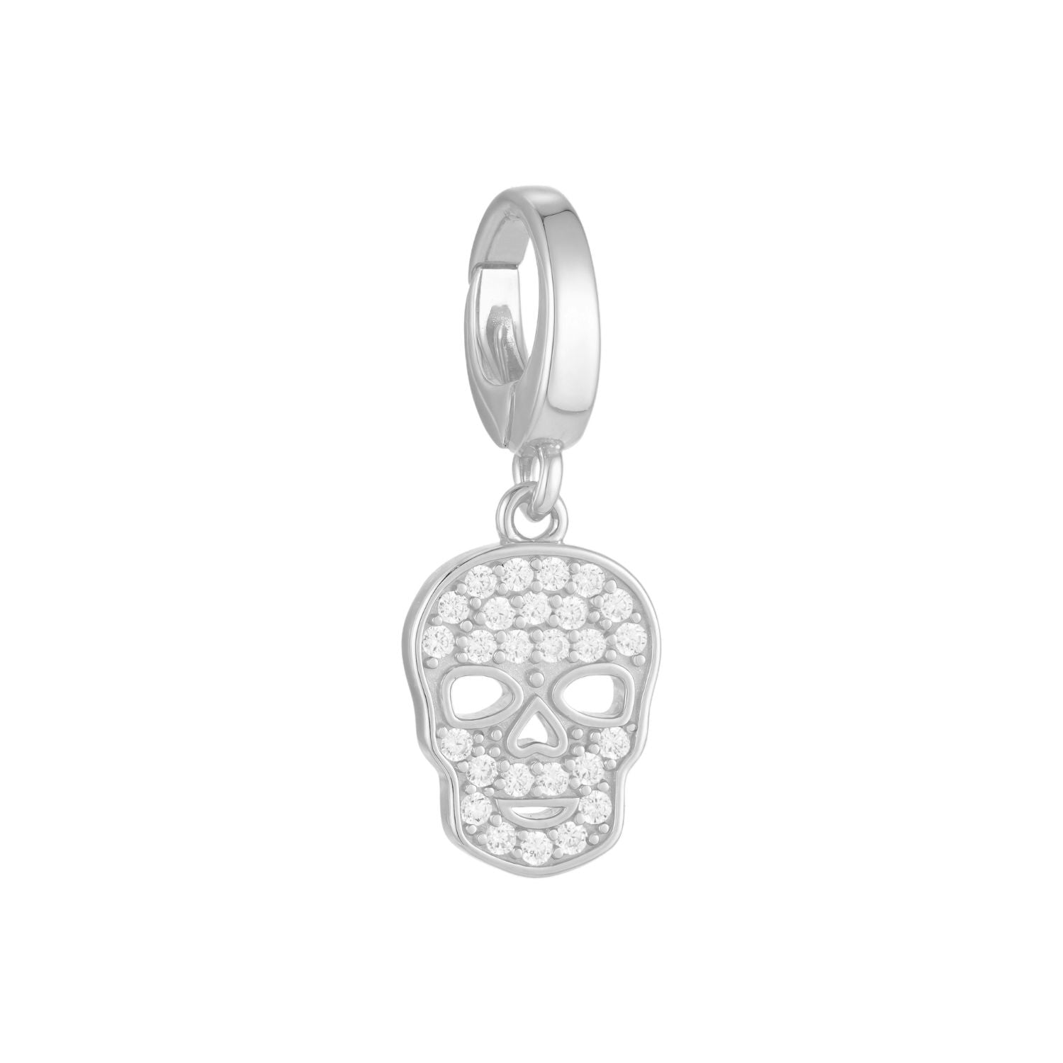 Skull CZ Charm