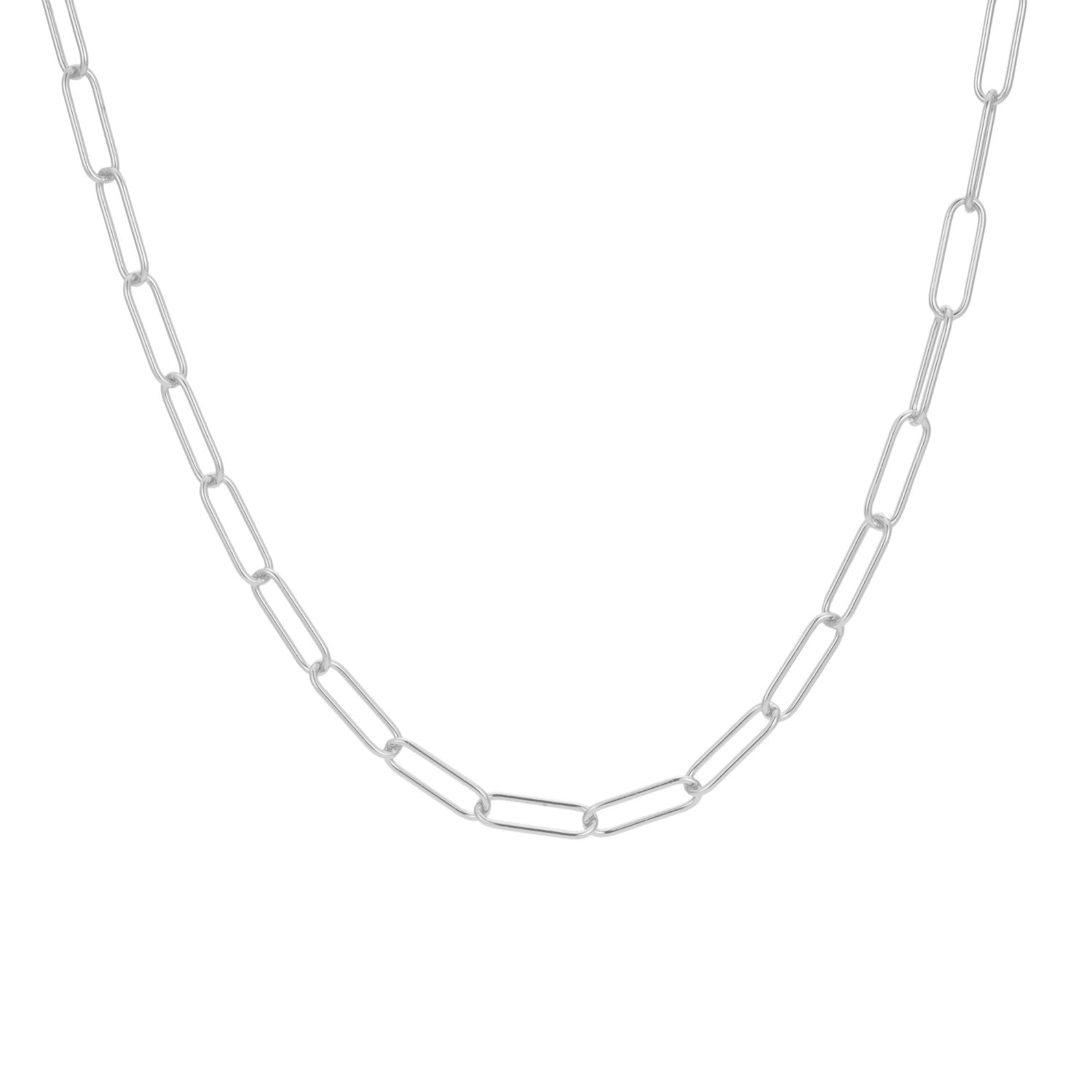 Paperclip Chain Adjustable Necklace
